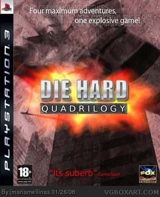 Die Hard Quadrilogy box cover