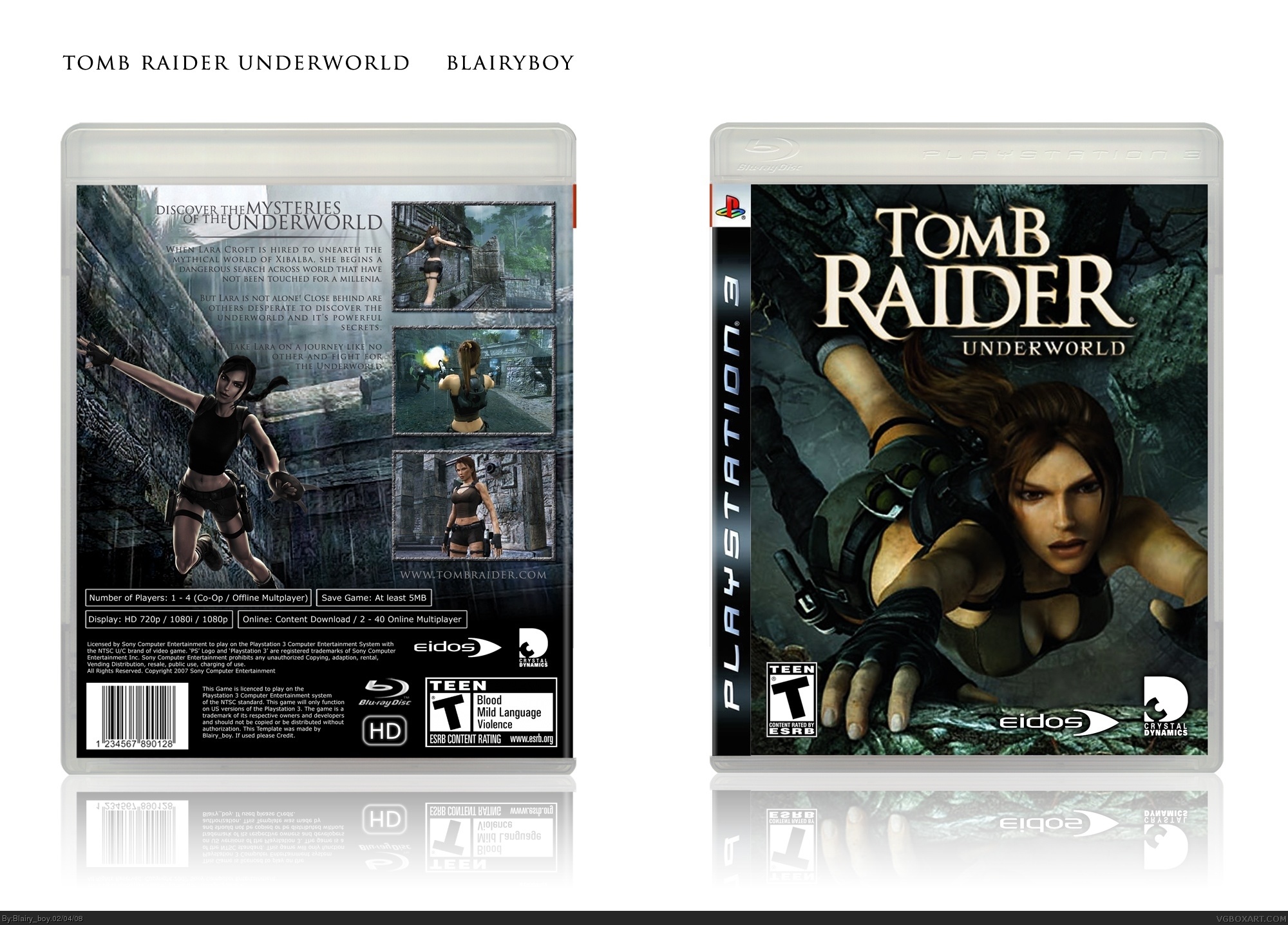 Tomb Raider Underworld box cover