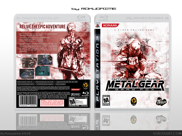 Metal Gear Solid: Gray Fox box art cover