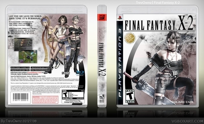 Final Fantasy X-2 box art cover