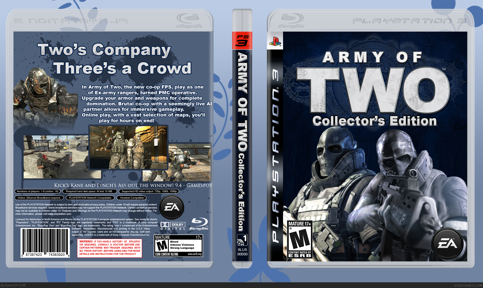Army of Two: Collector's Edition box cover