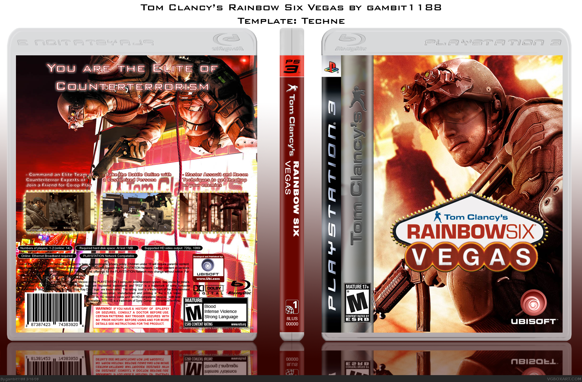 Tom Clancy's Rainbow Six: Vegas box cover