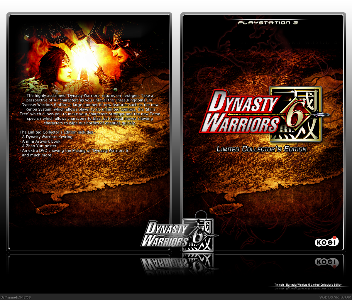 Dynasty Warriors 6: Limited Collector's Edition box cover