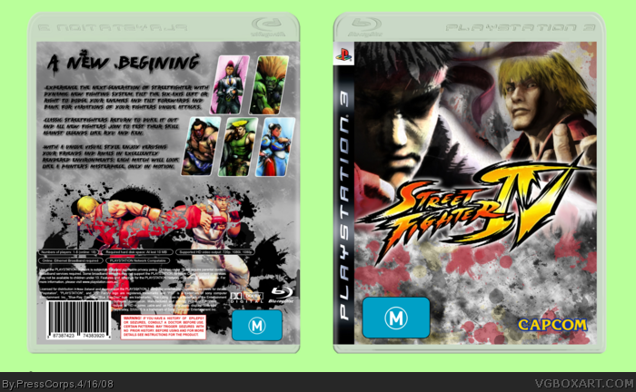 Street Fighter IV box art cover