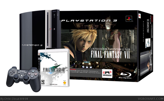 Limited Edition FFVII PS3 Bundle Pack box art cover