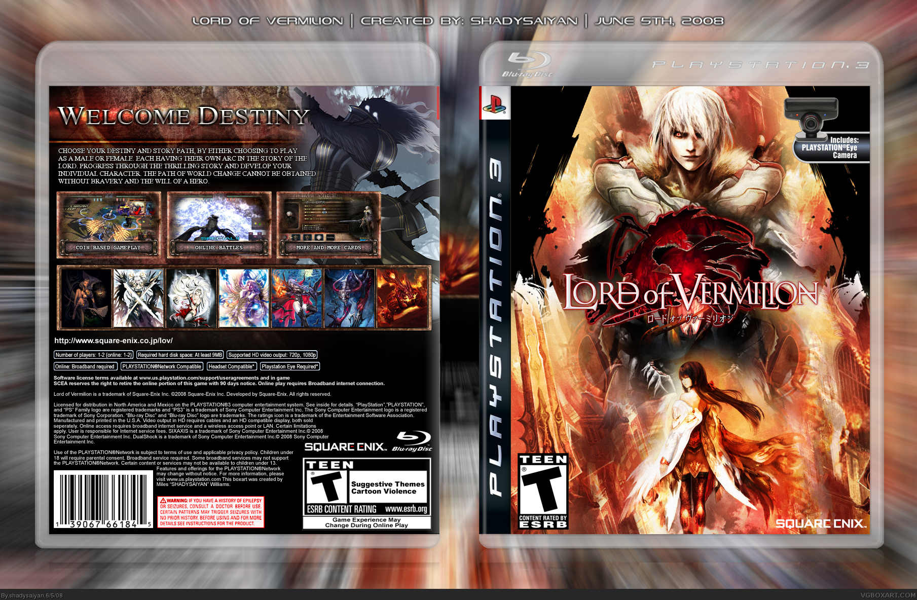 Lord of Vermilion box cover