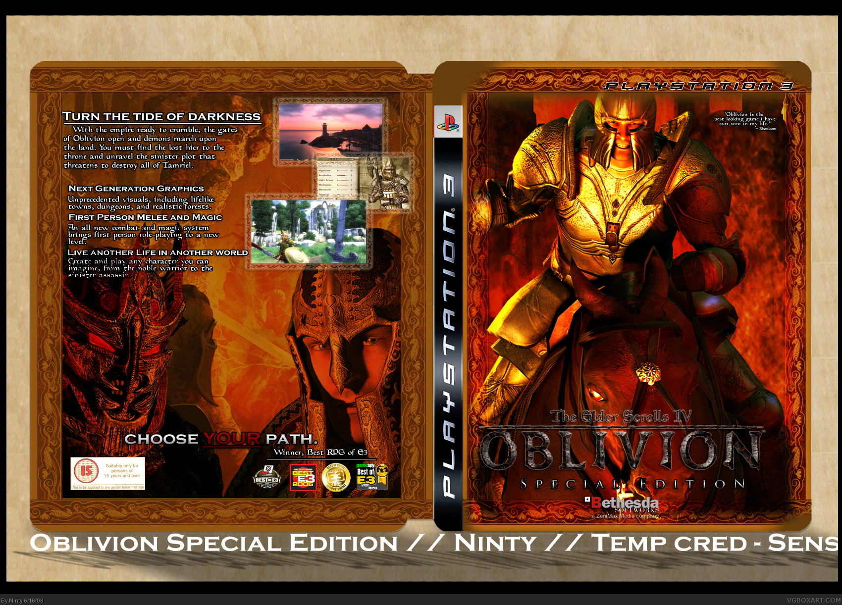 The Elder Scrolls: Oblivion Special Edition box cover