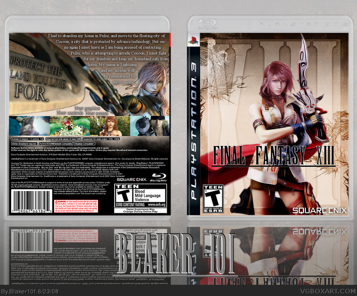 Final Fantasy XIII box art cover
