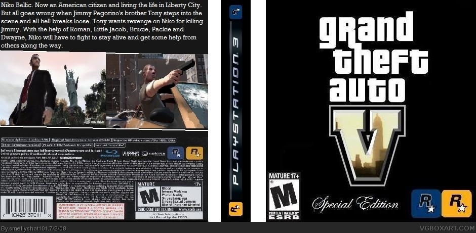 Grand Theft Auto V: Special Edition box cover