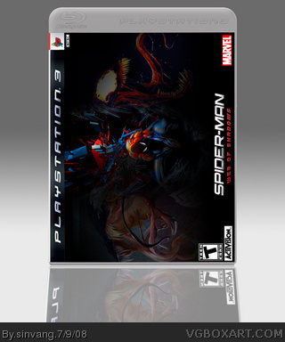 Spider-man Web of Shadows box cover
