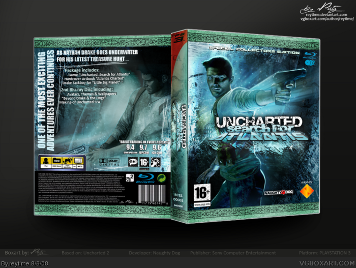 Uncharted: Atlantis box art cover