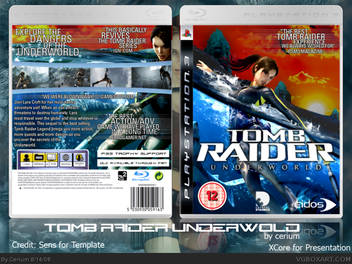 Tomb Raider: Underworld box art cover
