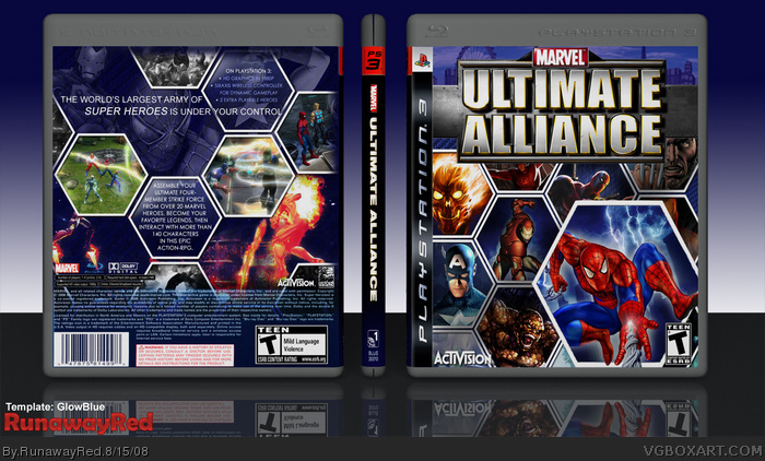 Marvel: Ultimate Alliance box art cover