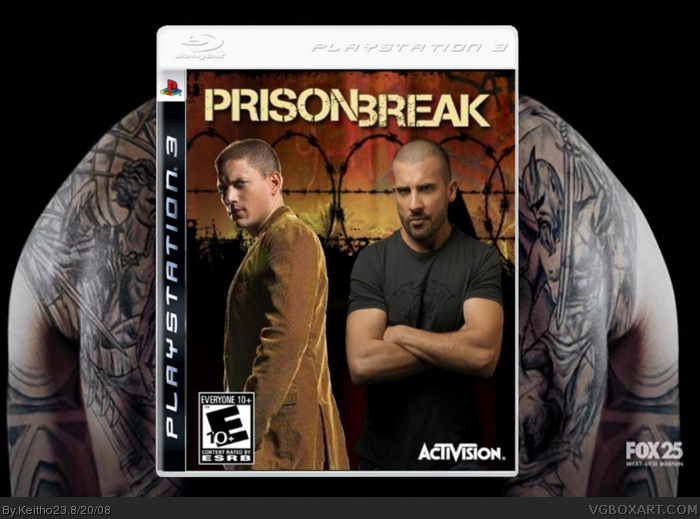 Prison Break: The Game box art cover
