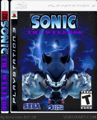Sonic the Werehog box cover
