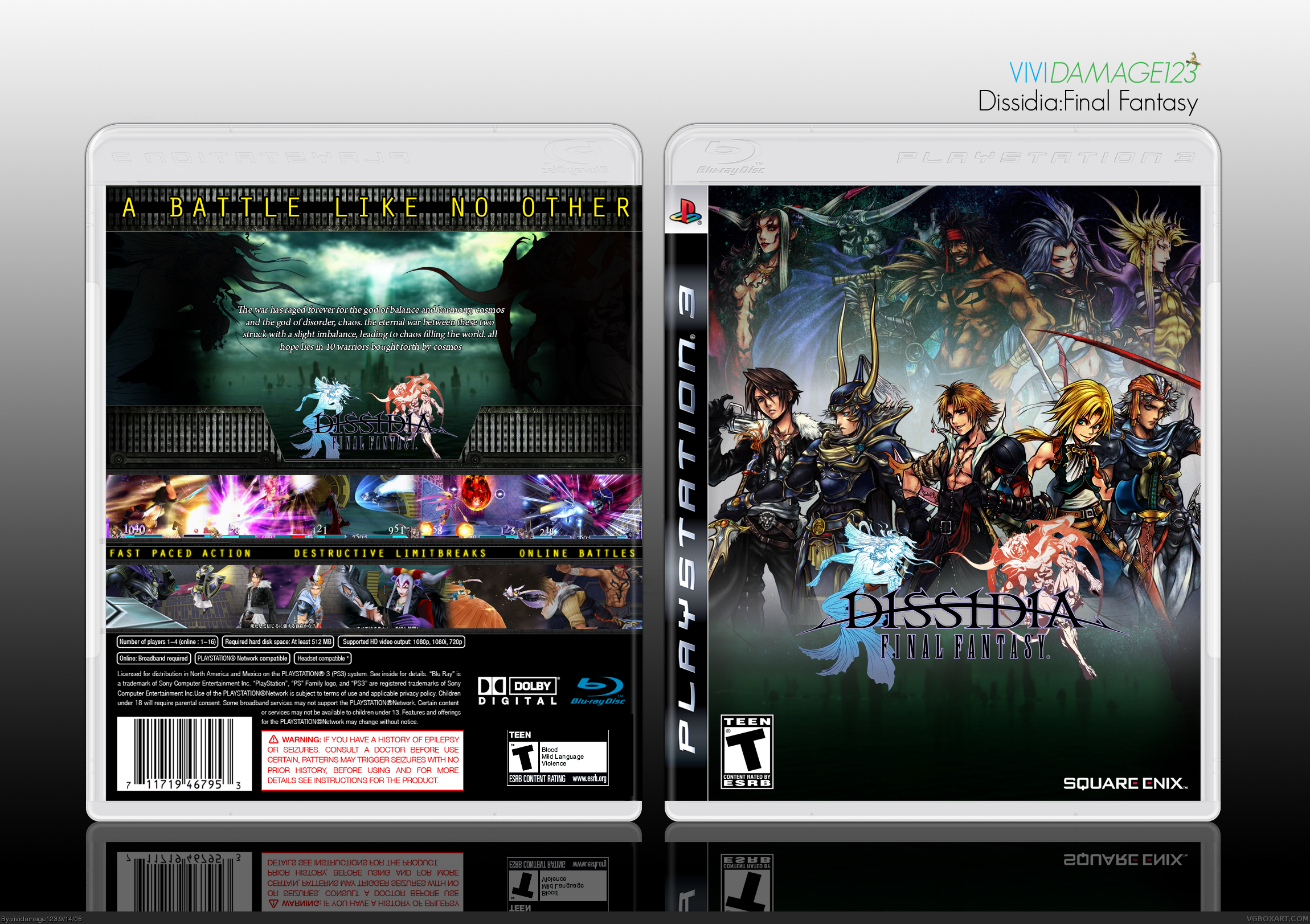 Dissidia:Final Fantasy box cover