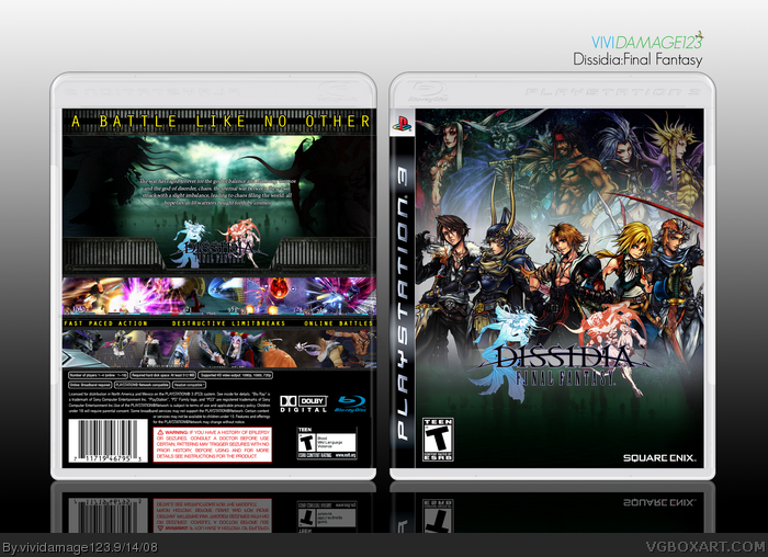Dissidia:Final Fantasy box art cover