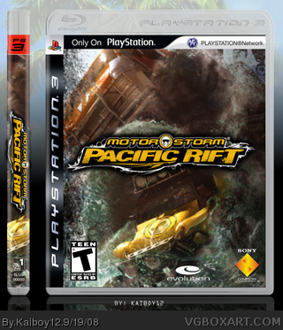 MotorStorm: Pacific Rift box art cover