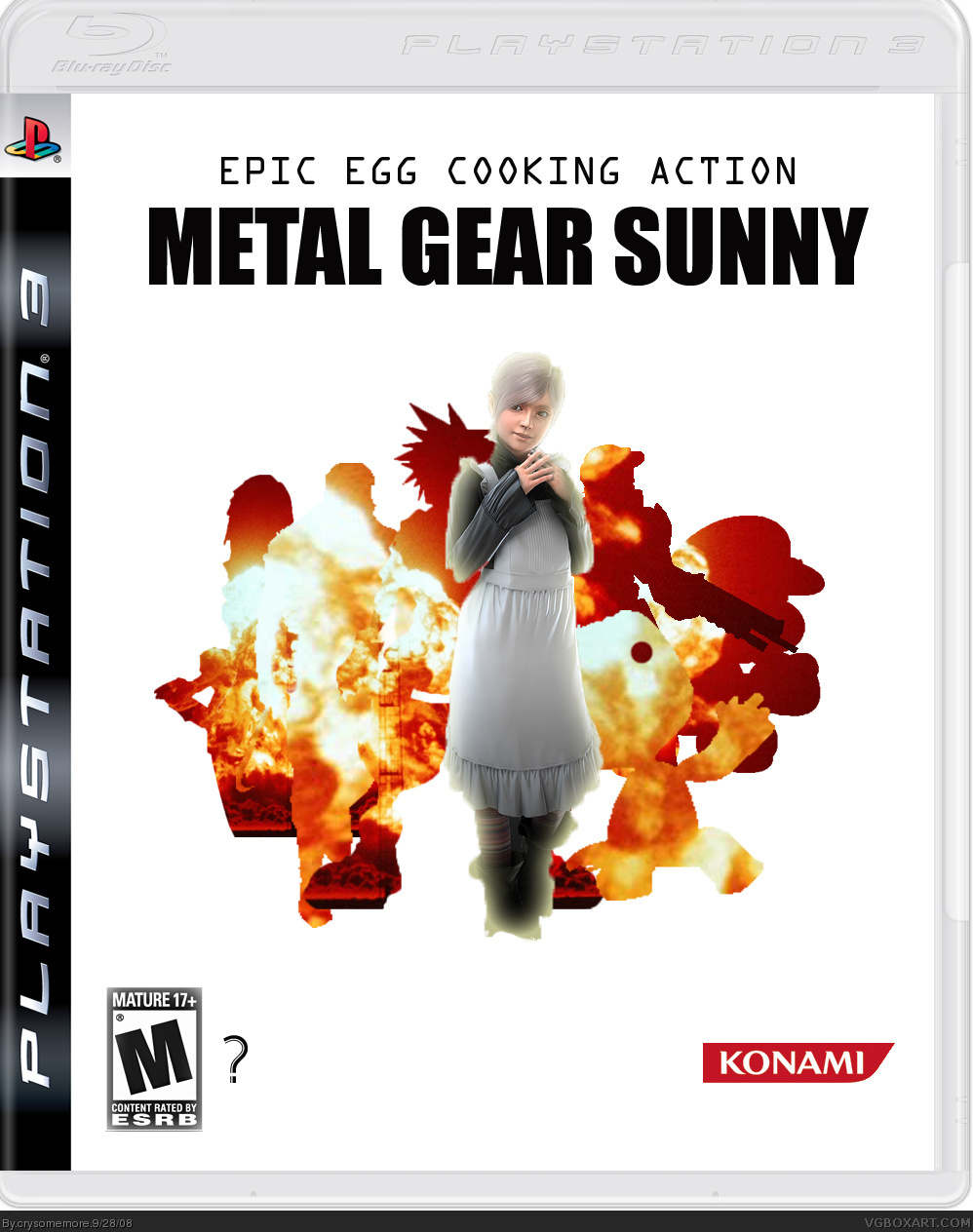 Metal Gear Sunny box cover
