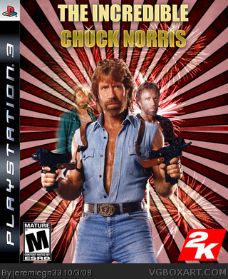the incredible Chuck Norris box art cover