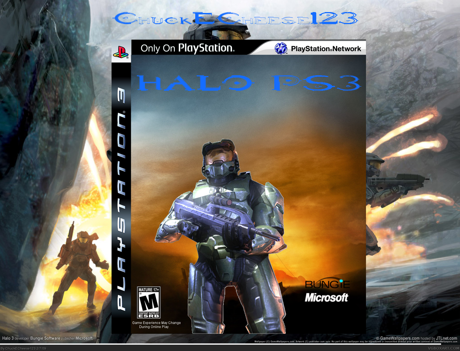 Halo PS3 box cover