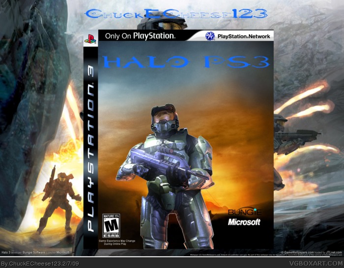 Halo PS3 box art cover