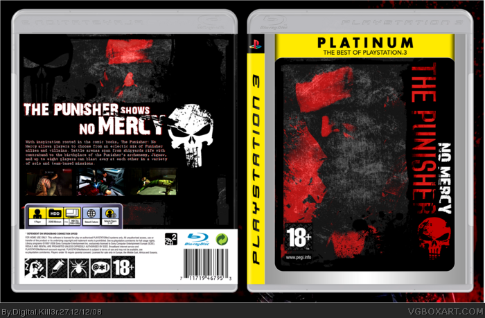 Punisher: No Mercy box art cover