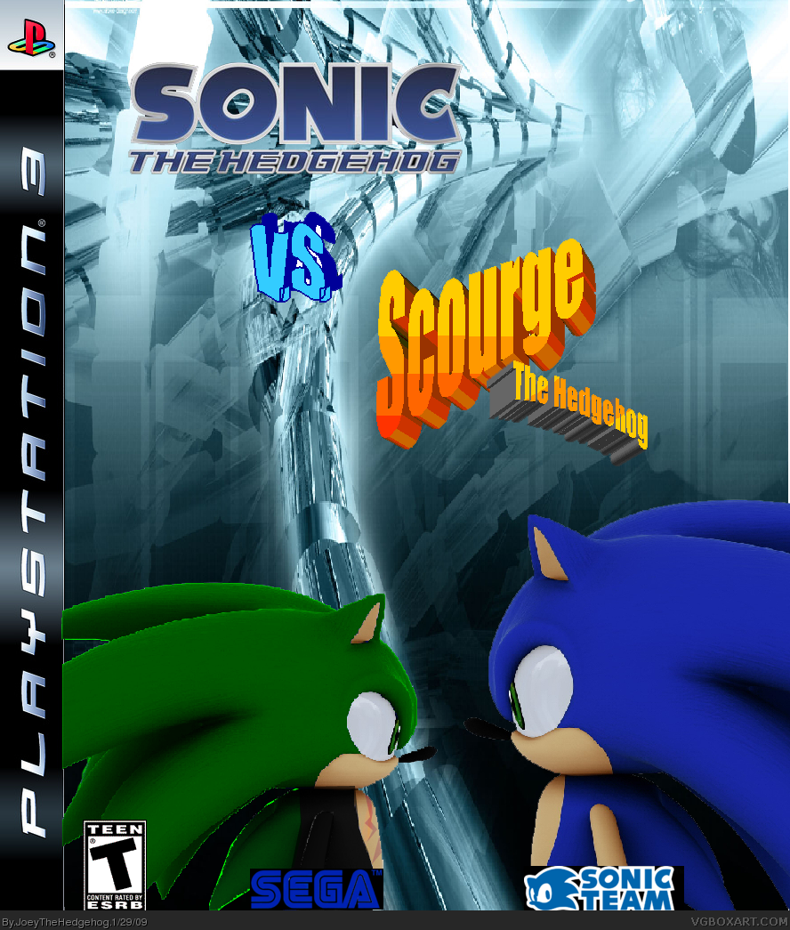 Sonic Vs Scourge box cover