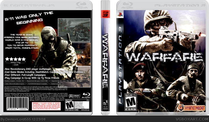 Warfare box art cover
