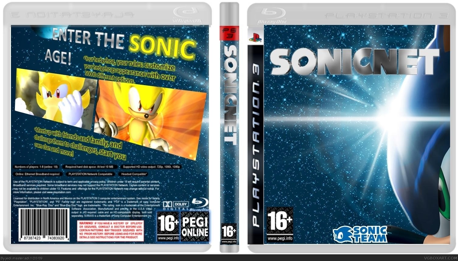 SONIC-NET box cover