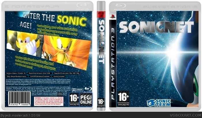 SONIC-NET box art cover