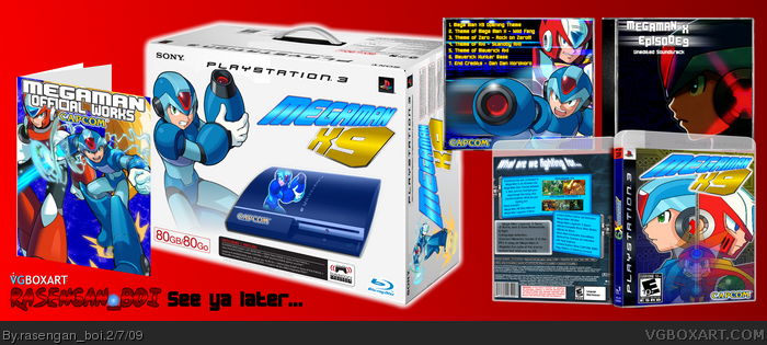 Mega Man X9 PS3 Bundle box art cover
