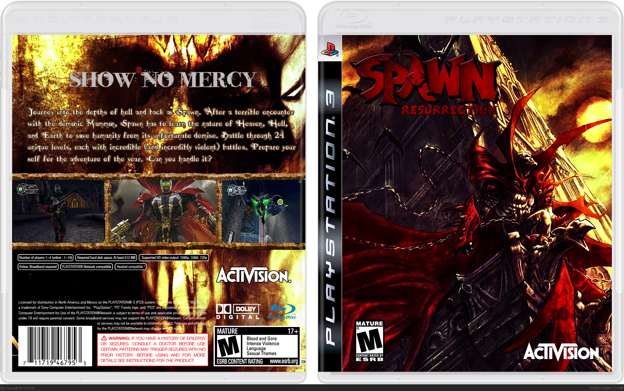 Spawn: Resurrection box cover
