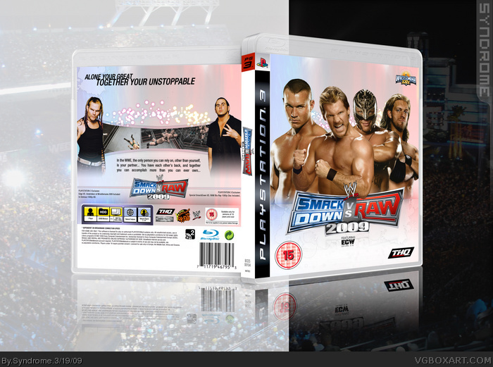 WWE SmackDown vs. Raw 2009 box art cover