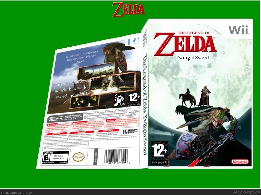 Zelda: Twilight Swords box cover