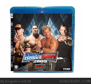 Smackdown vs Raw 2009 box art cover