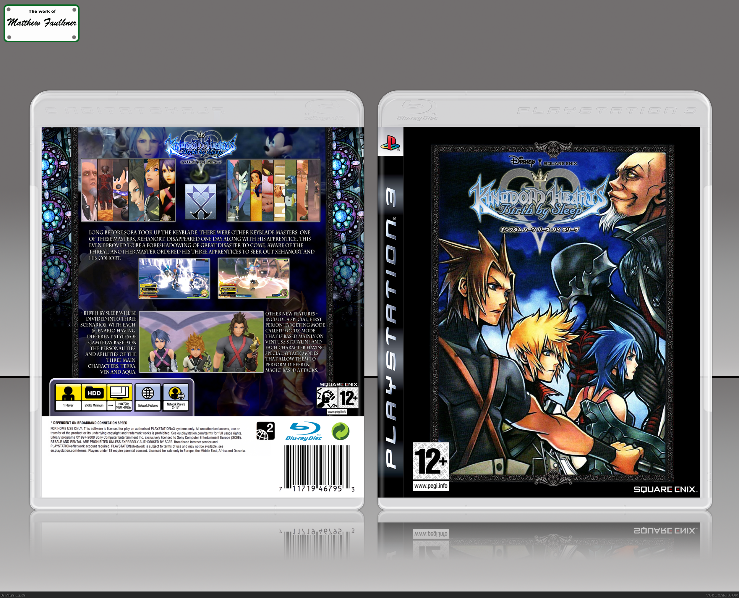 Kingdom Hearts: Birth By Sleep box cover