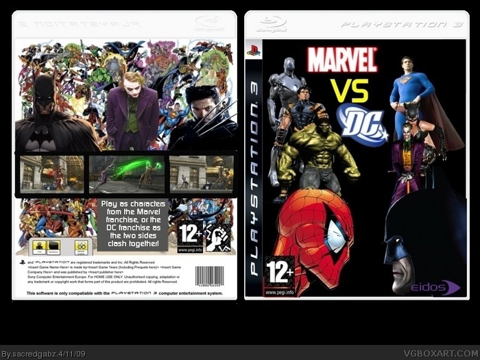 Marvel Vs DC box art cover