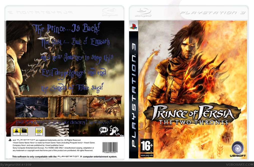Prince of Persia: Two Thrones box cover