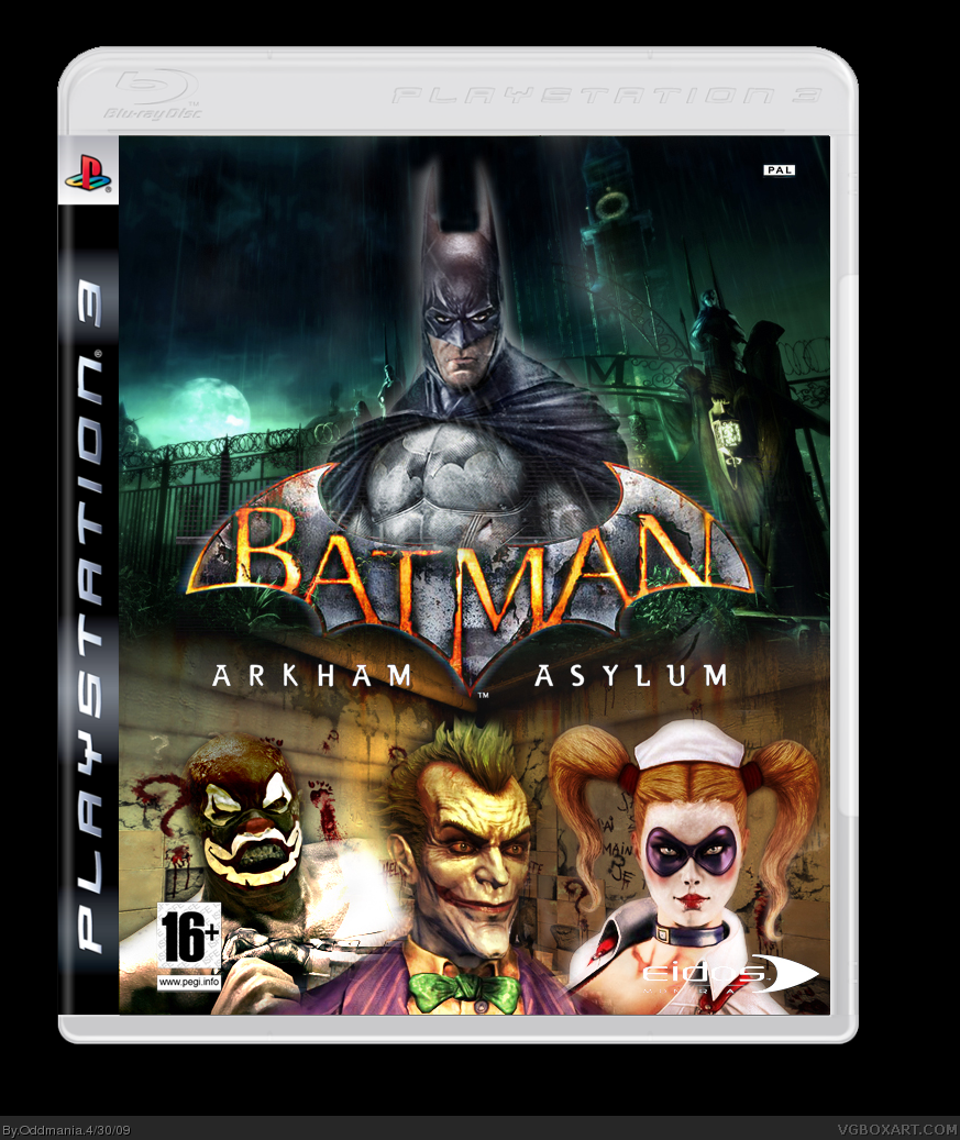 Batman Arkham Asylum box cover