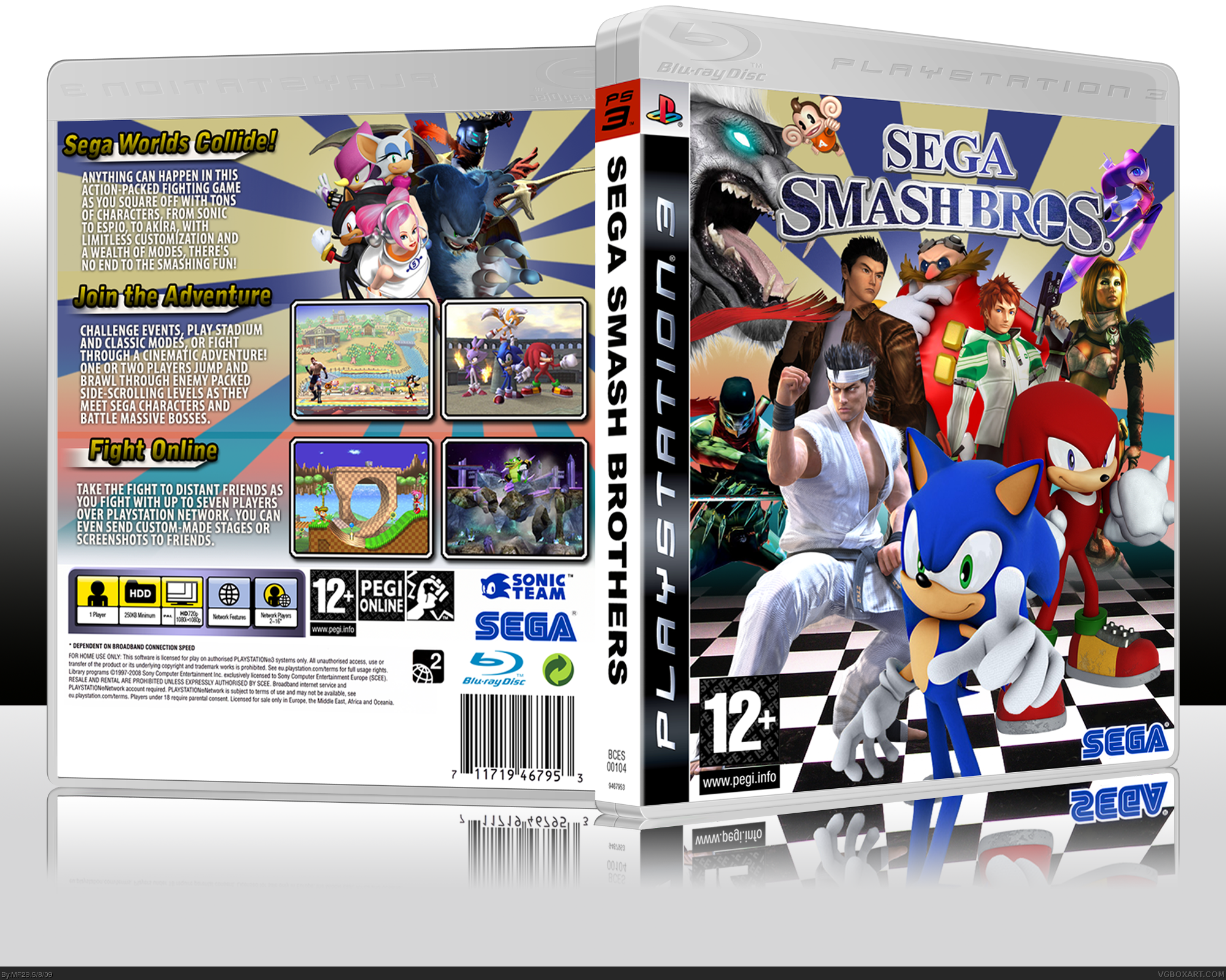 Sega Smash Bros. box cover