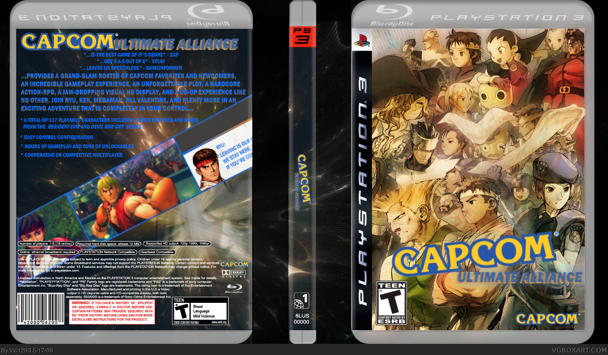 Capcom Ultimate Alliance box cover
