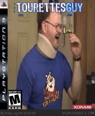 The Tourettes Guy Video Game box cover