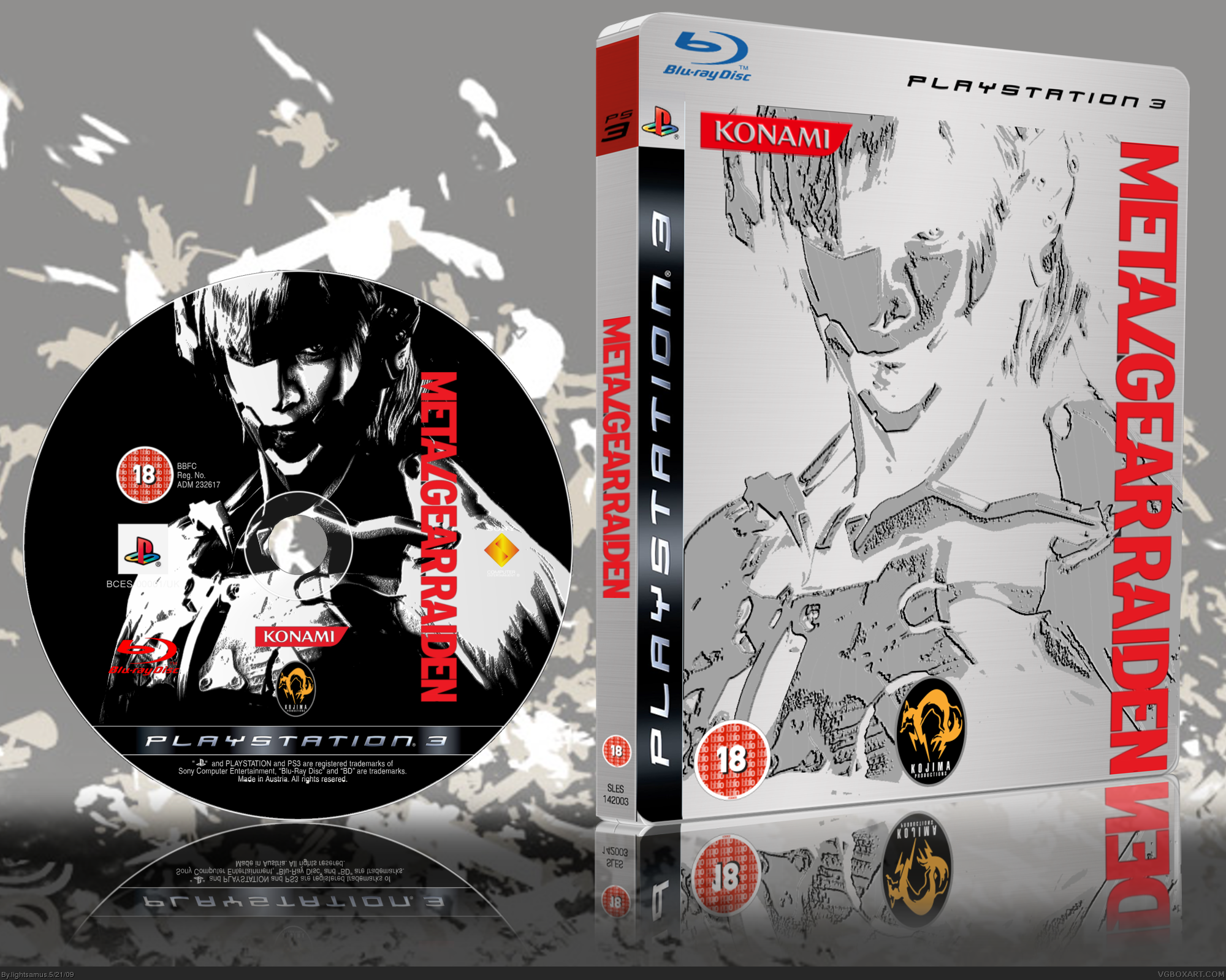 Metal Gear Raiden -Steelbook Collector's Edition- box cover