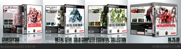Metal Gear Solid: Complete Essential Collection box art cover