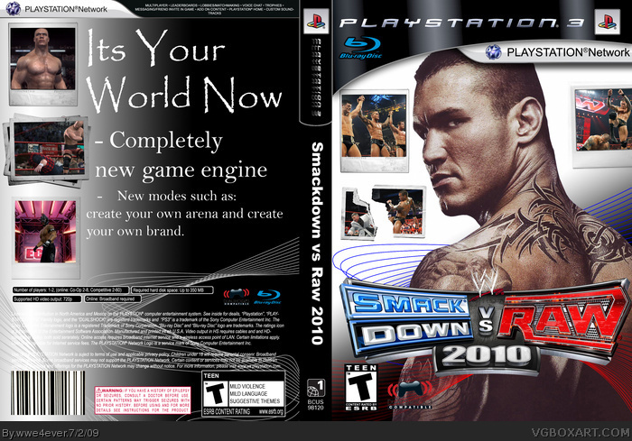 Smackdown vs. Raw 2010 box art cover