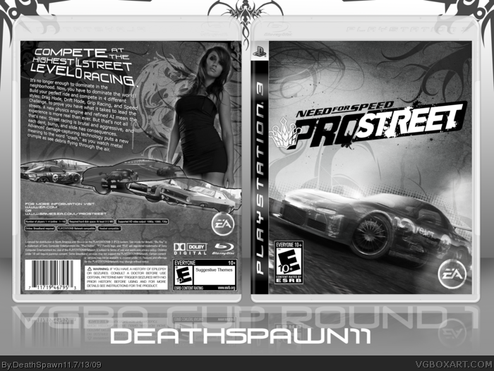 Need For Speed Pro Street box art cover