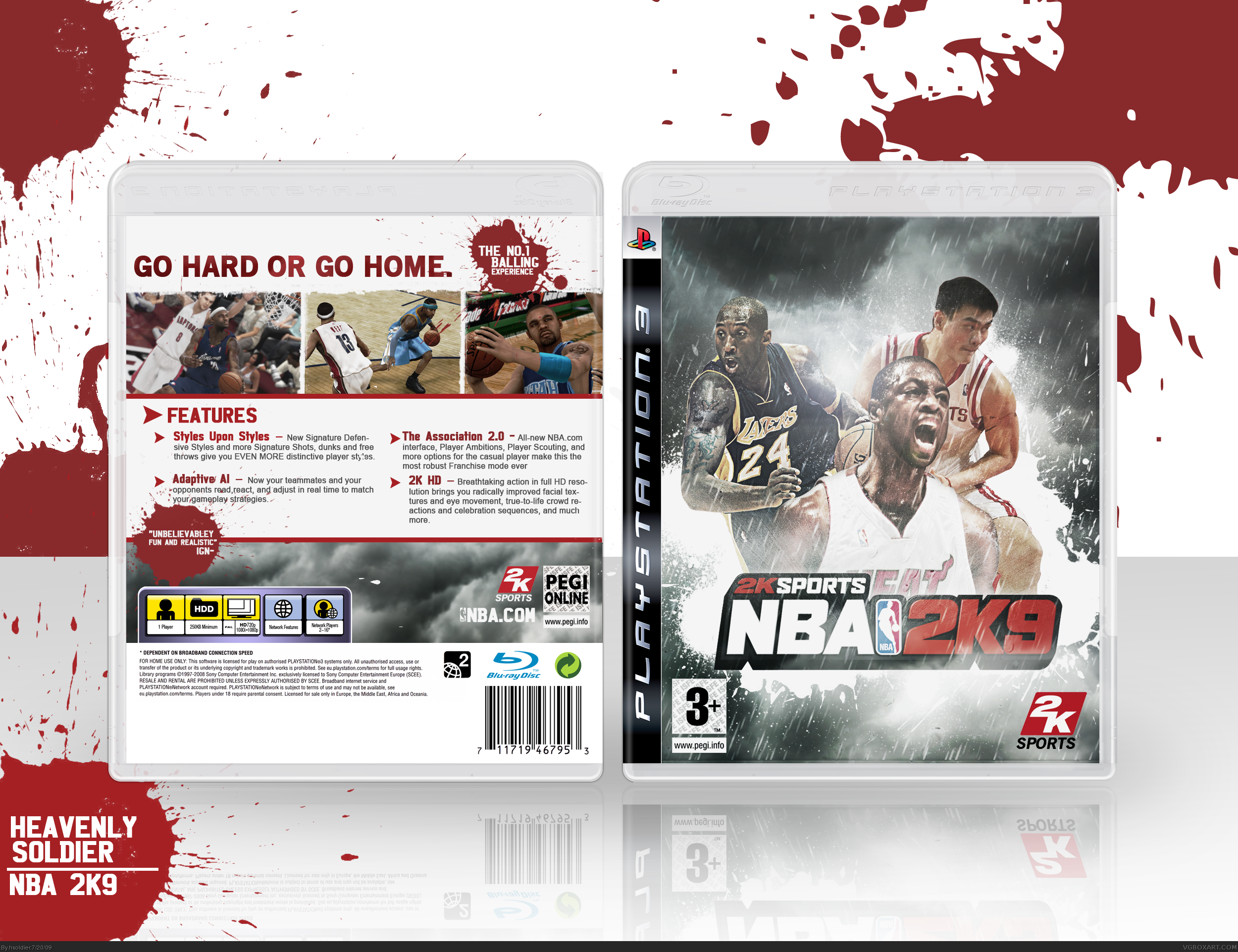 NBA 2K9 box cover