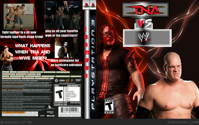 TNA vs WWE box art cover