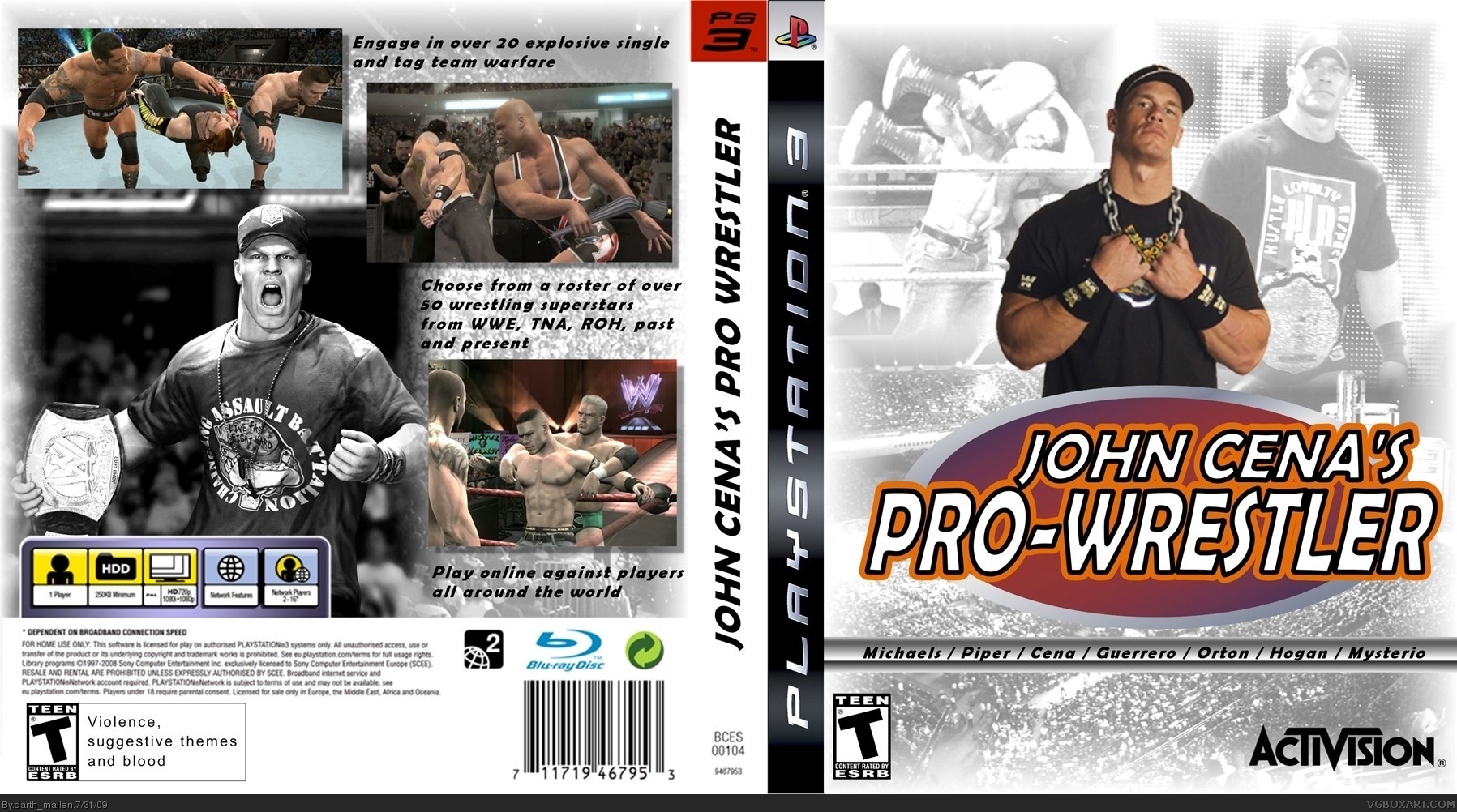 John Cena's Pro Wrestler box cover